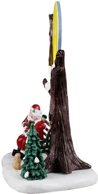 Lemax north pole romance verlicht kerstdorp tafereel Santa's Wonderland 2025 - afbeelding 3