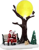 Lemax north pole romance verlicht kerstdorp tafereel Santa's Wonderland 2025 - afbeelding 1