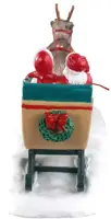 Lemax north pole sleigh ride kerstdorp tafereel Caddington Village 2020 - afbeelding 4