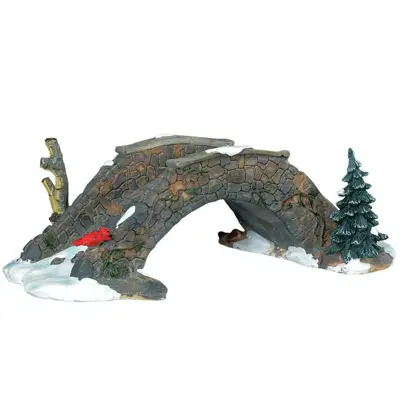 Lemax olde stone bridge kerstdorp tafereel 2000 - afbeelding 1