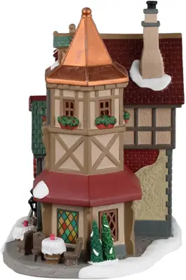 Lemax otto's schnitzelhaus verlicht kersthuisje Vail Village 2023 - afbeelding 3