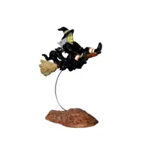Lemax out-of-control witch halloween figuur Spooky Town 2012 - afbeelding 1