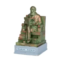 Lemax park statue – charles darwin kerstdorp accessoire 2016 - afbeelding 1