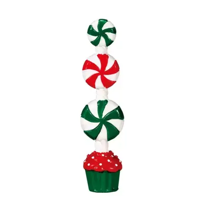 Lemax peppermint candy topiary kerstdorp accessoire Sugar 'N' Spice 2017 - afbeelding 1