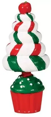 Lemax peppermint tree topiary kerstdorp accessoire Sugar 'N' Spice 2017 - afbeelding 1