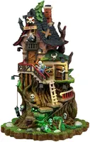 Lemax petrified forest tree house verlicht huisje Spooky Town 2026 - afbeelding 1