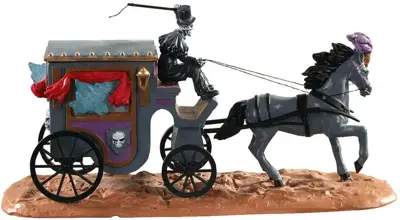 Lemax phantom coach tafereel Spooky Town 2020 - afbeelding 4