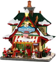 Lemax polar frost ice cream parlor verlicht kersthuisje Santa's Wonderland 2026 kopen?