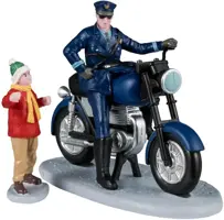 Lemax police officer s/2 kerstdorp figuur type 4 2024 - afbeelding 1