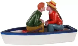 Lemax pond romance kerstdorp figuur type 3 Vail Village 2020 - afbeelding 1