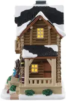 Lemax pop's cabin verlicht kersthuisje Vail Village 2020 - afbeelding 3