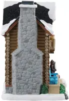 Lemax pop's cabin verlicht kersthuisje Vail Village 2020 - afbeelding 2