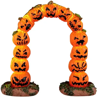 Lemax pumpkin arch verlichte accessoire Spooky Town 2026 - afbeelding 1