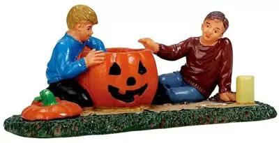 Lemax pumpkin carving figuur Spooky Town 2017 - afbeelding 1
