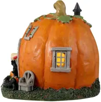 Lemax pumpkin cottage verlicht tafereel Spooky Town 2023 - afbeelding 3