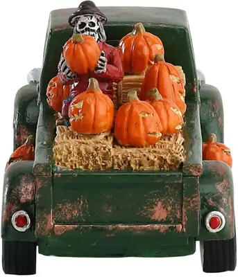 Lemax pumpkin pickup truck tafereel Spooky Town 2018 - afbeelding 2