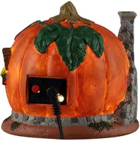Lemax pumpkin skull house verlicht huisje Spooky Town 2026 - afbeelding 4
