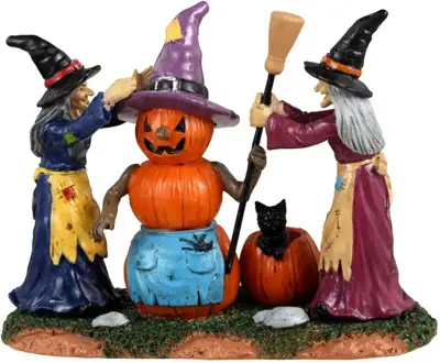 Lemax pumpkin witch halloween figuur Spooky Town 2023 - afbeelding 1