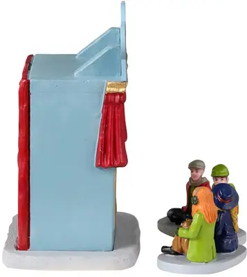 Lemax puppet theatre, set of 3 kerstdorp tafereel Caddington Village 2023 - afbeelding 3