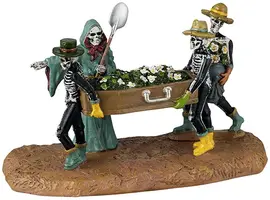 Lemax pushing daisies tafereel Spooky Town 2025 - afbeelding 1