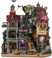 Lemax raven hill verlichte facade Spooky Town 2023 - afbeelding 1