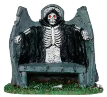 Lemax reaper bench accessoire Spooky Town 2013 - afbeelding 1