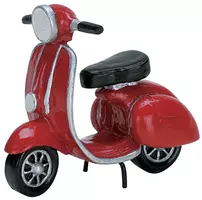 Lemax red moped kerstdorp accessoire 2007 - afbeelding 1