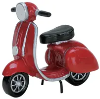 Lemax red moped kerstdorp accessoire 2007 - afbeelding 1