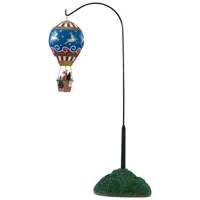 Lemax reindeer hot air balloon bewegend kerstdorp tafereel Santa's Wonderland 2018 - afbeelding 1