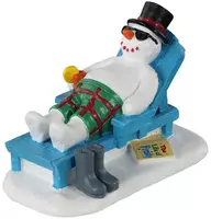 Lemax relaxing snowman kerstdorp figuur type 2 2021 - afbeelding 1
