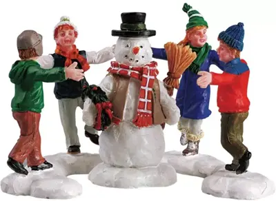 Lemax ring around the snowman s/3 kerstdorp figuur type 5 2005 - afbeelding 1