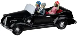 Lemax roaring roadster tafereel Spooky Town 2023 - afbeelding 1