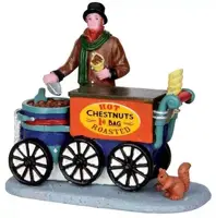 Lemax roasted chestnuts kerstdorp figuur type 4 Caddington Village 2014 - afbeelding 1