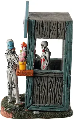Lemax rotten candy stand tafereel Spooky Town 2023 - afbeelding 3
