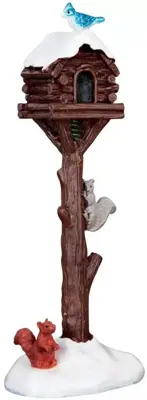 Lemax rustic birdhouse raid kerstdorp accessoire Vail Village 2016 - afbeelding 1
