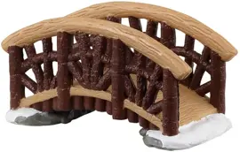 Lemax rustic footbridge kerstdorp accessoire Vail Village 2023 - afbeelding 1