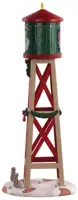 Lemax rustic water tower kerstdorp tafereel Vail Village 2021 - afbeelding 3