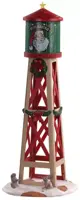 Lemax rustic water tower kerstdorp tafereel Vail Village 2021 - afbeelding 1