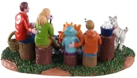 Lemax s'more family fun kerstdorp tafereel Harvest Crossing 2020 - afbeelding 4