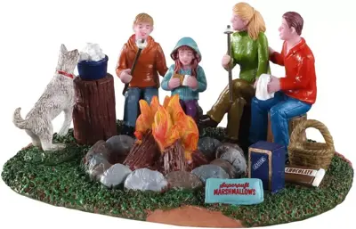 Lemax s'more family fun kerstdorp tafereel Harvest Crossing 2020 - afbeelding 1