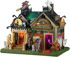 Lemax samantha's supernatural verlicht huisje Spooky Town 2023 - afbeelding 1