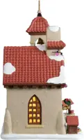 Lemax san santiago parish verlichte kerk Caddington Village 2022 - afbeelding 2