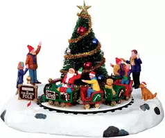 Lemax santa's kiddie train bewegend kerstdorp tafereel 2013 kopen?
