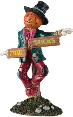 Lemax scarecrow signpost accessoire Spooky Town 2024 - afbeelding 1