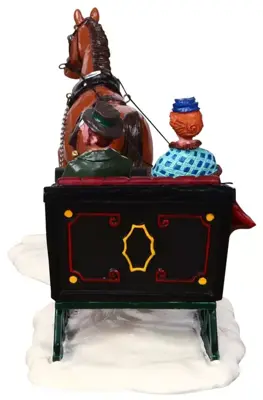 Lemax scenic sleighride kerstdorp tafereel 2007 - afbeelding 2