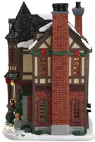 Lemax scrooge's manor verlicht kersthuisje Caddington Village 2017 - afbeelding 2