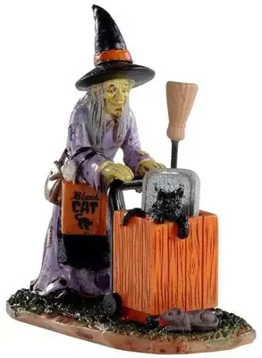Lemax shopping for halloween halloween figuur Spooky Town 2020 - afbeelding 1