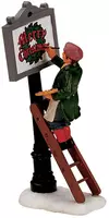 Lemax sign painter kerstdorp figuur type 3 Caddington Village 2001 kopen?