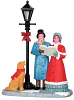Lemax singing carols kerstdorp figuur type 4 Caddington Village 2014 - afbeelding 1
