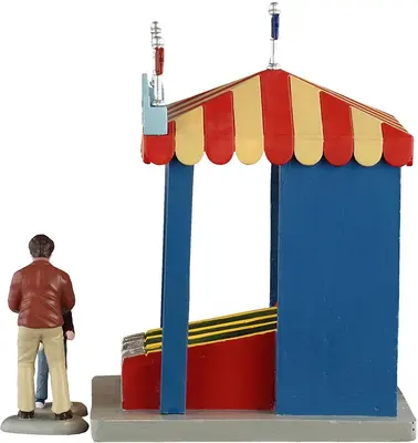 Lemax skee ball game verlicht kerstdorp tafereel Carnival 2025 - afbeelding 4